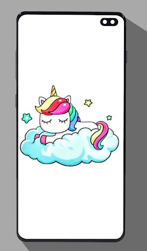 Android application Cute Unicorn Wallpapers screenshort