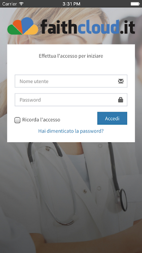 Android application FaithCloud screenshort