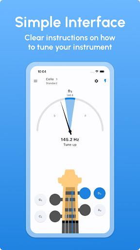 Screenshot of Cello Tuner - LikeTones