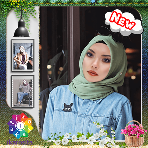 OOTD Jeans Hijab Photo Editor  Icon