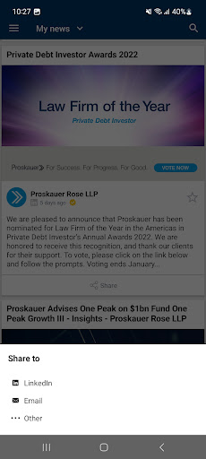 Get Social by Proskauer Screen 3