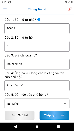 Lập bảng kê DTTS 2024