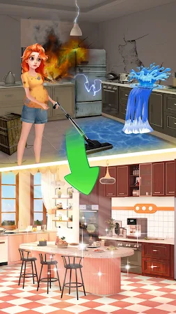 Game screenshot Merge & Decor-Home Design Game hack