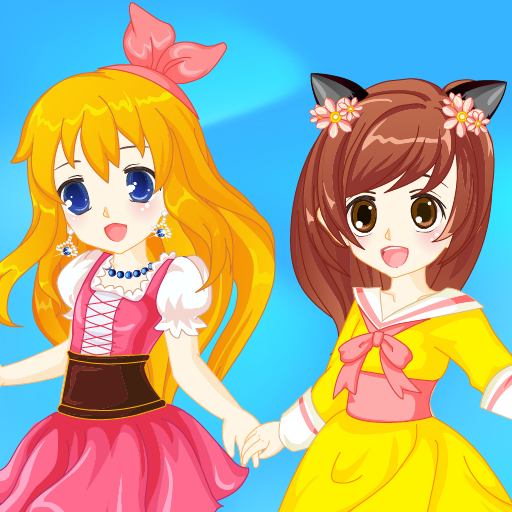 BFF Sisters Dress Up Game logo
