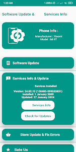 Software Update Services Info