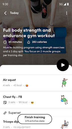 Elevate Gym ekran görüntüsü