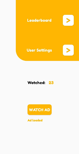 Android application Just Watch Ad screenshort