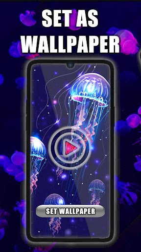 Android application Jellyfish Live Wallpaper screenshort