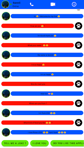 Call From Soniic Chat Video Screen 2