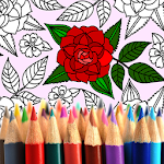 Cover Image of ดาวน์โหลด ระบายสีสำหรับผู้ใหญ่: ดอกไม้ 7.1.6 APK