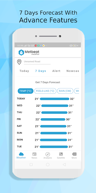 Screenshot 3 Metbeat Weather android