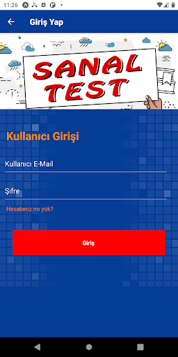 Sanal Test Screen 3