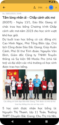 Báo Bắc Giang Screen 3