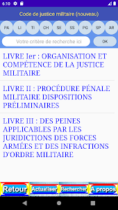 Code de justice militaire