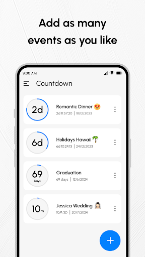 Countdown Time - Event Widget Screenshot 1 - AppWisp.com