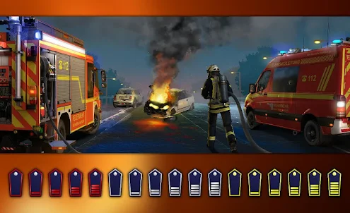 Downloaden & Spielen Notruf 112 – Die Feuerwehr Sim auf PC(Emulator)