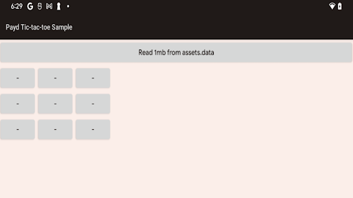 Payd Demo Tic Tac Toe