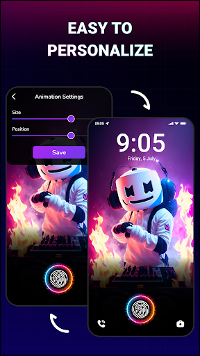 Fingerprint Animation Theme Screenshot 3 - AppWisp.com