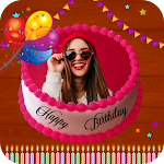 Cover Image of Download Photo on cake, Birthday frames 3.3 APK