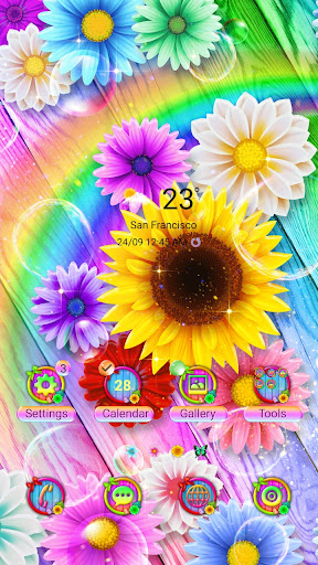 Android application Summer Flowers - Wallpaper screenshort