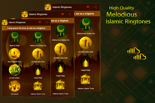 Android application Islamic Ringtones : Naat Tunes screenshort