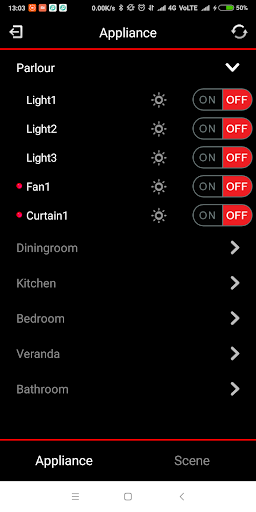 Android application GM i-Fi screenshort