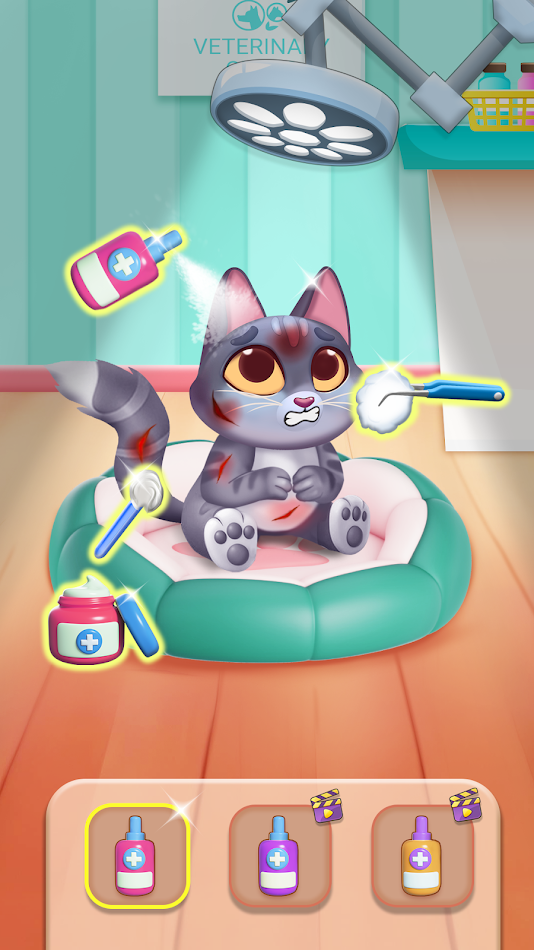 #2. Meow Spa: Wash the Cat (Android) By: BeesPuzzles