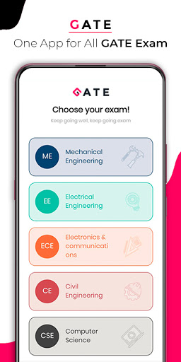 Android application M Tech entrance exam prep 2024 screenshort
