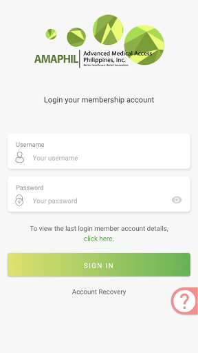 Android application AMAPHIL screenshort