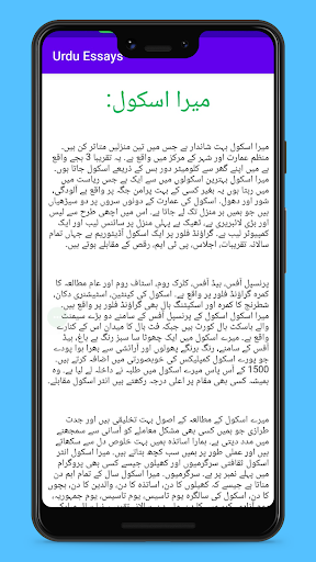 Urdu Essays Screen 3