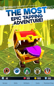 Screenshot 2 Tap Adventure Hero: Clicker 3D android