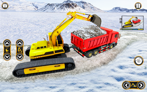 Heavy Snow Excavator Simulator 1.6 APK screenshots 12