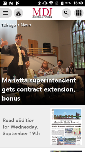 Android application Marietta Daily Journal screenshort