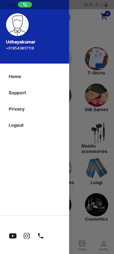 Android application UG BRO Wholesale & Retail shop screenshort