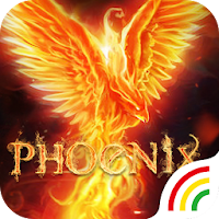 Flame Phoenix Keyboard Theme