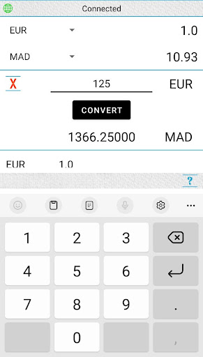 Android application Currency Converter Pro screenshort