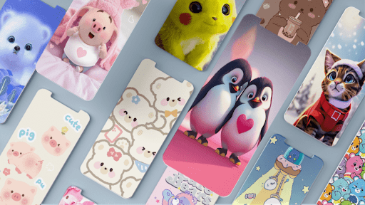 Android application Cute Wallpapers screenshort