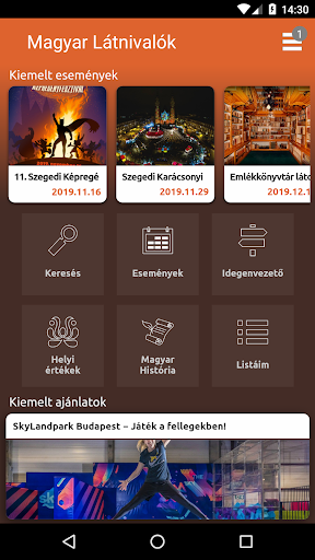 Magyar Látnivalók Screen 2