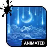 Star Rain Animated Keyboard + Live Wallpaper icon