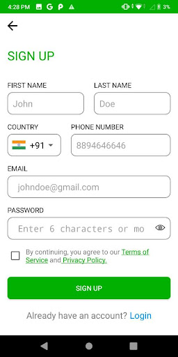 Android application Kasoa Online screenshort