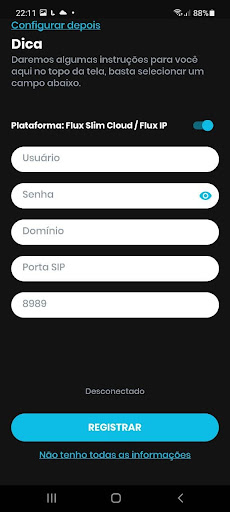 Leuco Softphone Screen 3