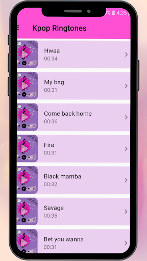 Kpop Music Ringtones Screen 2