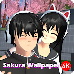 Cover Image of डाउनलोड Cute Sakura School Wallpaper  APK