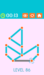 Connect the Graph: one touch connect dots puzzle