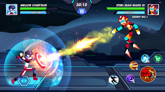 Stickman Fighter Infinity Super Action Heroes v1.1.9 Mod (Unlimited Money) Apk