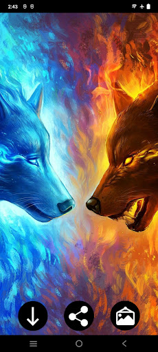Android application Fire and Water Wallpapers screenshort