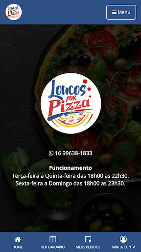 Android application Loucos por Pizza screenshort