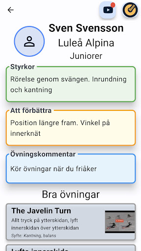 Android application SkiAnalyst screenshort