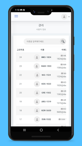 Android application AI ISS screenshort