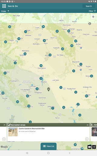 Screenshot of Travel Wyoming